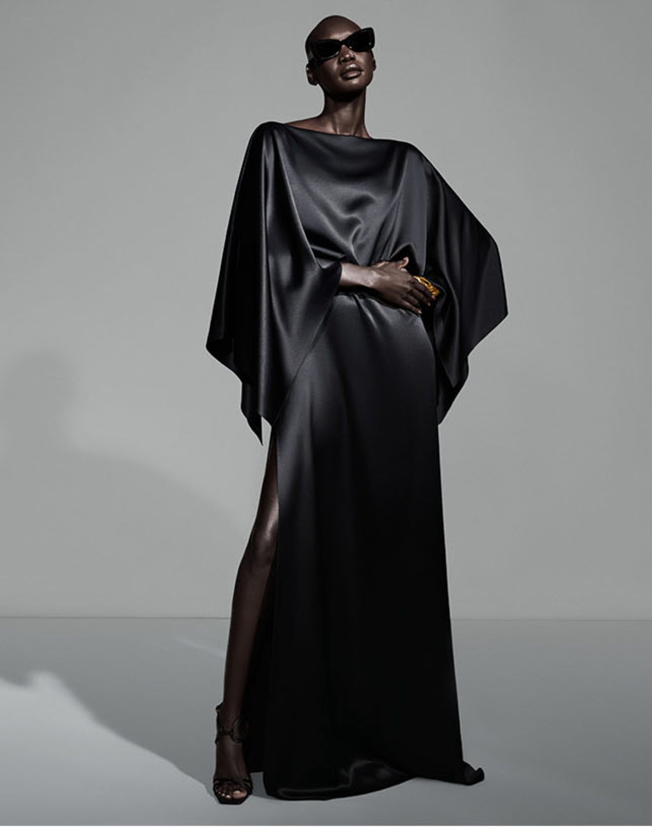 Emily Drape Silk Caftan
