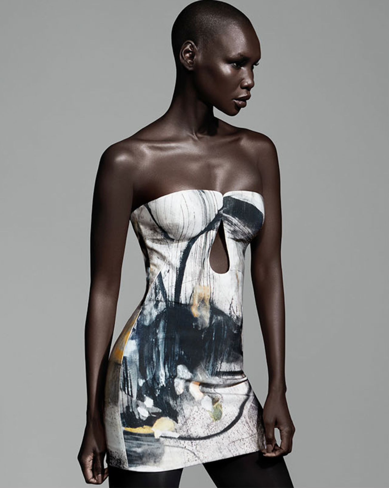 Chloe Strapless Silk Mini